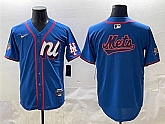 Men's National League New York Mets Team Big Logo Blue 2025 All-Star Edition Limited Stitched Baseball Jersey,baseball caps,new era cap wholesale,wholesale hats