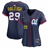 Women's American League #29 Cal Raleigh Navy 2025 All-Star Edition Limited Stitched Baseball Jersey(Run Small),baseball caps,new era cap wholesale,wholesale hats