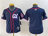 Youth American League Seattle Mariners Blank Navy 2025 All-Star Edition Limited Stitched Baseball Jersey,baseball caps,new era cap wholesale,wholesale hats