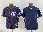 Youth American League Houston Astros Blank Navy 2025 All-Star Edition Limited Stitched Baseball Jersey,baseball caps,new era cap wholesale,wholesale hats
