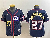 Youth American League #27 Vladimir Guerrero Jr. Navy 2025 All-Star Edition Limited Stitched Baseball Jersey,baseball caps,new era cap wholesale,wholesale hats