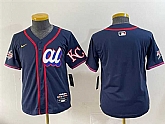 Youth American League Kansas City Royals Blank Navy 2025 All-Star Edition Limited Stitched Baseball Jersey,baseball caps,new era cap wholesale,wholesale hats