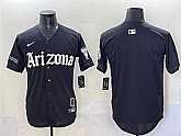 Men's Arizona Diamondbacks Blank Black 'Gothic Desert Fang Edition' Vapor Premier Limited Stitched Baseball Jersey,baseball caps,new era cap wholesale,wholesale hats