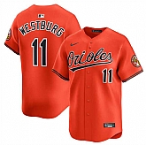 Men's Baltimore Orioles #11 Jordan Westburg Orange 2025 2nd Alternate Limited Cool Base Stitched Baseball Jersey Dzhi,baseball caps,new era cap wholesale,wholesale hats