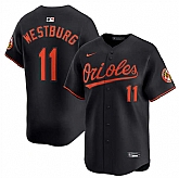 Men's Baltimore Orioles #11 Jordan Westburg Black 2025 Alternate Limited Cool Base Stitched Baseball Jersey Dzhi,baseball caps,new era cap wholesale,wholesale hats