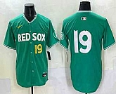 Men's Boston Red Sox #19 Roman Anthony Green 2025 City Connect Limited Jersey,baseball caps,new era cap wholesale,wholesale hats
