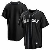Men's Boston Red Sox Blank Black Lights Out Limited Stitched Baseball Jersey Dzhi,baseball caps,new era cap wholesale,wholesale hats
