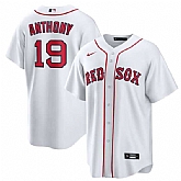 Men's Boston Red Sox #19 Roman Anthony White Cool Base Stitched Baseball Jersey Dzhi,baseball caps,new era cap wholesale,wholesale hats