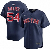 Men's Boston Red Sox #54 Lucas Giolito Navy Alternate Limited Stitched Baseball Jersey Dzhi,baseball caps,new era cap wholesale,wholesale hats