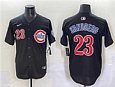 Men's Chicago Cubs #23 Ryne Sandberg Black Limited Stitched Baseball Jersey,baseball caps,new era cap wholesale,wholesale hats