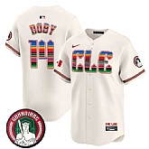 Men's Cleveland Guardians #14 Larry Doby Cream Mexico Vapor Premier Limited Stitched Baseball Jersey Dzhi,baseball caps,new era cap wholesale,wholesale hats