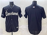 Men's Cleveland Guardians Blank Black Gothic Vapor Premier Limited Stitched Baseball Jersey,baseball caps,new era cap wholesale,wholesale hats