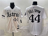 Men's Houston Astros #44 Still Tippin White Gothic 'Houston Born Barrio Raised' Limited Stitched Baseball Jersey,baseball caps,new era cap wholesale,wholesale hats