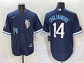 Men's Kansas City Royals #14 Jac Caglianone Navy City Connect Stitched Baseball Jersey,baseball caps,new era cap wholesale,wholesale hats