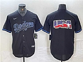 Men's Los Angeles Dodgers Team Big Logo Black Fashion Stitched Baseball Jerseys,baseball caps,new era cap wholesale,wholesale hats