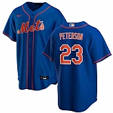 Men's New York Mets ##23 David Peterson Royal Cool Base Stitched Baseball Jersey Dzhi,baseball caps,new era cap wholesale,wholesale hats