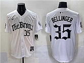 Men's New York Yankees #35 Cody Bellinger White 'Gothic Legacy Edition' Vapor Premier Limited Stitched Baseball Jersey,baseball caps,new era cap wholesale,wholesale hats