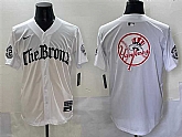 Men's New York Yankees Team Big Logo White 'Gothic Legacy Edition' Vapor Premier Limited Stitched Baseball Jersey,baseball caps,new era cap wholesale,wholesale hats
