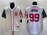 Men's New York Yankees #99 Aaron Judge White 2025 Independence Day Vapor Limited Stitched Baseball Jersey,baseball caps,new era cap wholesale,wholesale hats