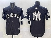 Mens New York Yankees Team Big Logo Black 'Gothic Legacy Edition' Vapor Premier Limited Stitched Baseball Jersey,baseball caps,new era cap wholesale,wholesale hats