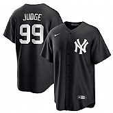 Men's New York Yankees #99 Aaron Judge Black Lights Out Limited Stitched Baseball Jersey Dzhi,baseball caps,new era cap wholesale,wholesale hats