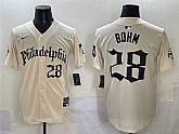 Men's Philadelphia Phillies #28 Alec Bohm Cream Gothic Vapor Limited Stitched Jersey,baseball caps,new era cap wholesale,wholesale hats