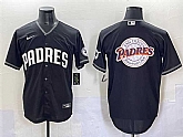 Men's San Diego Padres Team Big Logo Black Stitched Baseball Jersey,baseball caps,new era cap wholesale,wholesale hats