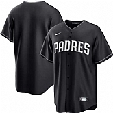 Men's San Diego Padres Blank Black Lights Out Limited Stitched Baseball Jersey Dzhi,baseball caps,new era cap wholesale,wholesale hats