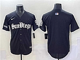 Men's San Diego Padres Blank Black Gothic Edition Vapor Limited Stitched Baseball Jersey,baseball caps,new era cap wholesale,wholesale hats