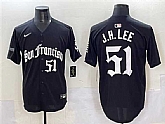 Men's San Francisco Giants #51 Jung Hoo Lee Black 'Gothic Fog Edition' Vapor Premier Limited Stitched Baseball Jersey,baseball caps,new era cap wholesale,wholesale hats