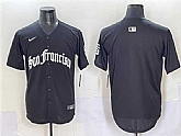 Men's San Francisco Giants Blank Black 'Gothic Fog Edition' Vapor Premier Limited Stitched Jersey,baseball caps,new era cap wholesale,wholesale hats