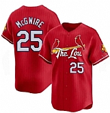 Men's St Louis Cardinals #25 Mark McGwire Red City Connect Baseball Jersey Dzhi,baseball caps,new era cap wholesale,wholesale hats