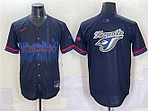 Men's Toronto Blue Jays Team Big Logo Navy 2024 City Connect Limited Stitched Baseball Jersey,baseball caps,new era cap wholesale,wholesale hats