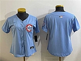 Women's Chicago Cubs Blank Blue 2024 25 2nd Alternatemited Stitched Baseball Jersey(Run Small),baseball caps,new era cap wholesale,wholesale hats