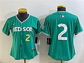 Youth Boston Red Sox #2 Alex Bregman Green 2025 City Connect Limited Stitched Baseball Jersey,baseball caps,new era cap wholesale,wholesale hats