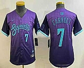 Youth Arizona Diamondbacks #7 Corbin Carroll Purple 2025 City Connect Limited Jersey,baseball caps,new era cap wholesale,wholesale hats