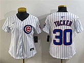Youth Chicago Cubs #30 Kyle Tucker White Home Limited Stitched Baseball Jersey,baseball caps,new era cap wholesale,wholesale hats