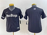 Youth San Diego Padres Blank Black Gothic Edition Vapor Limited Stitched Baseball Jersey,baseball caps,new era cap wholesale,wholesale hats