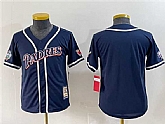 Youth San Diego Padres Blank Navy Throwback With Patch Stitched Baseball Jersey,baseball caps,new era cap wholesale,wholesale hats
