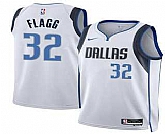 Men's Dallas Mavericks #32 Cooper Flagg White Sponsor Swingman Jersey Dzhi,baseball caps,new era cap wholesale,wholesale hats