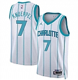 Men's Charlotte Hornets #7 Kon Knueppel White 2025 Draft Association Edition Stitched Jersey Dzhi,baseball caps,new era cap wholesale,wholesale hats