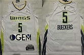Men's Dallas Wings #5 Paige Bueckers White 2025 Stitched Basketball Jersey,baseball caps,new era cap wholesale,wholesale hats