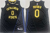 Men's Golden State Warriors #0 Gary Payton II Black 2024-25 Statement Edition Stitched Basketball Jersey,baseball caps,new era cap wholesale,wholesale hats