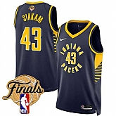 Men's Indiana Pacers #43 Pascal Siakam Navy 2025 Finals Icon Edition Stitched Jersey Dzhi,baseball caps,new era cap wholesale,wholesale hats