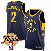 Men's Indiana Pacers #2 Andrew Nembhard Navy 2025 Finals Icon Edition Stitched Jersey Dzhi,baseball caps,new era cap wholesale,wholesale hats
