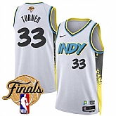 Men's Indiana Pacers #33 Myles Turner White 2024-25 City Edition Stitched Jersey Dzhi,baseball caps,new era cap wholesale,wholesale hats