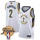Men's Indiana Pacers #2 Andrew Nembhard White 2025 Finals Association Edition Stitched Jersey Dzhi,baseball caps,new era cap wholesale,wholesale hats