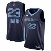 Men's Memphis Grizzlies #23 Cedric Coward Navy 2025 Draft Icon Edition Stitched Jersey Dzhi,baseball caps,new era cap wholesale,wholesale hats