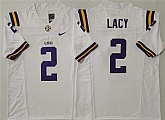 Men's LSU Tigers #2 Kyren Lacy White F.U.S.E. Stitched Jersey,baseball caps,new era cap wholesale,wholesale hats