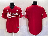 Men's Nebraska Huskers Blank Red With Patch Stitched Jersey,baseball caps,new era cap wholesale,wholesale hats